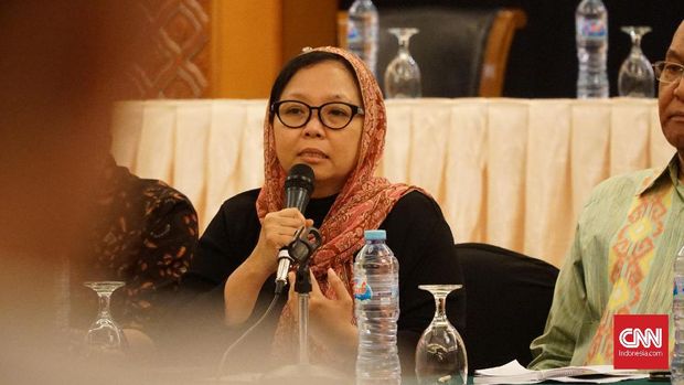 Alissa Wahid bersama Gerakan Suluh Kebangsaan, Tokoh Bangsa dan Tokoh Papua mengadakan Konfrensi Pers tentang Papua di Hotel Grand Sahid, Jakarta Pusat, Jumat (23/8)