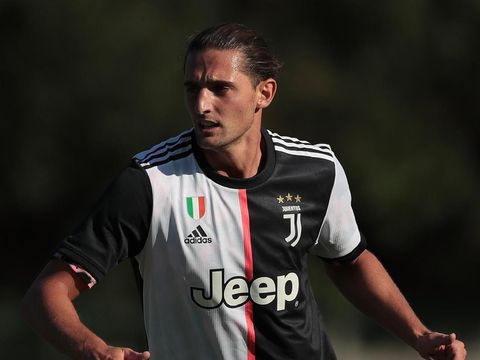 TURIN, ITALY - AUGUST 14:  Adrien Rabiot of Juventus looks on during the Pre-season Friendly match betewwen Juventus A v Juventus B on August 14, 2019 in Villar Perosa near Turin, Italy.  (Photo by Emilio Andreoli/Getty Images)