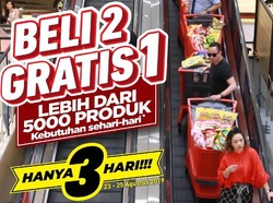 B2G1 Transmart Carrefour Sebabkan Fenomena Belanja di Tanggal Tua