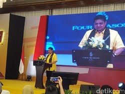 Airlangga Klaim Kantongi 92% Suara di Munas Golkar