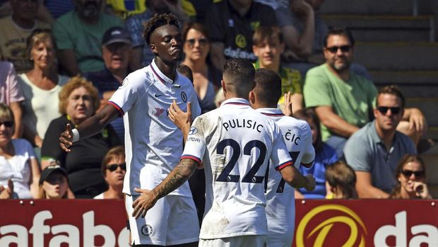 Tammy Abraham jadi andalan baru Chelsea di lini depan.