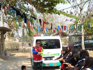 Tim Medis Pertamina Edukasi Hidup Sehat ke Anak-anak di Karawang