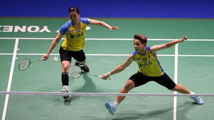 Greysia Polii/Apriyani Rahayu lolos ke babak kedua China Open 2019 (Foto: Vincent Kessler/Reuters)