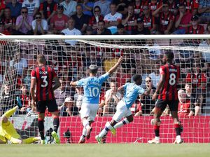 Babak Pertama Tuntas, Man City Ungguli Bournemouth 2-1 Babak Pertama Tuntas, Man City Ungguli Bournemouth 2-1