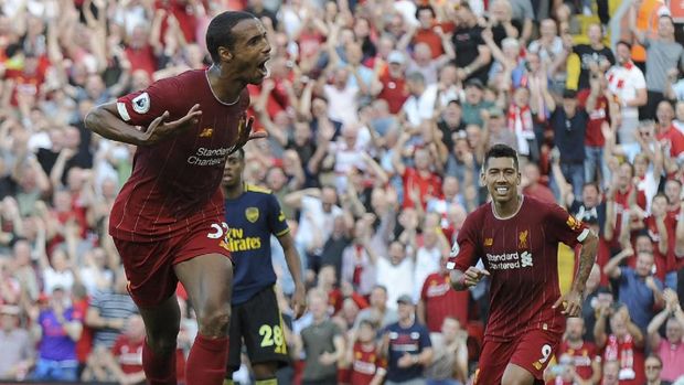 Hasil Liga Inggris: Salah Dua Gol, Liverpool Tekuk Arsenal