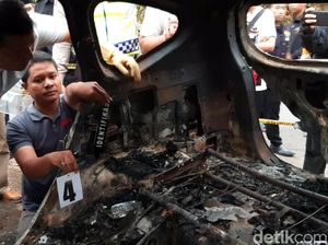 Olah TKP Dua Mayat dalam Mobil Terbakar, Polisi Masih Selidiki Asal Api