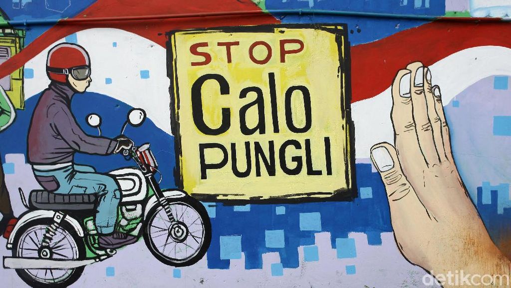 Keren! Mural Stop Hoax dan Pungli Mejeng di Bekasi