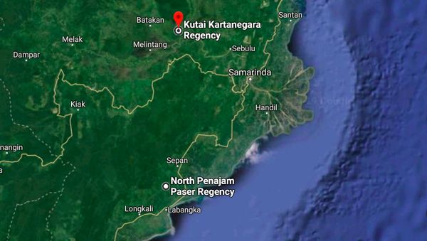 Penampakan Ibu Kota Baru Dilihat dari Google Maps