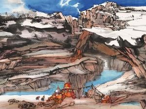 100 Lukisan Mahakarya Pelukis Lu Tianning Mejeng di Jakarta 100 Lukisan Mahakarya Pelukis Lu Tianning Mejeng di Jakarta