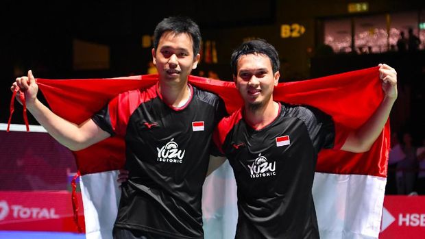 6 Fakta Usai Ahsan/Hendra Raih Gelar Ketiga Kejuaraan Dunia