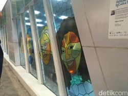 Halte Bus dan Stasiun MRT di Sudirman-Thamrin Dipercantik Seni Rupa