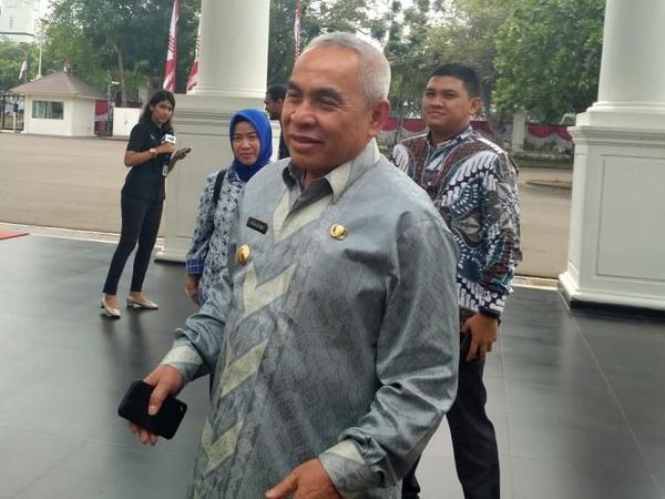 Semringah! Gubernur Kaltim ke Istana Jelang Pengumuman Ibu Kota Baru