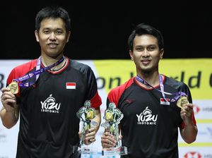 Giliran Ahsan Diguyur Bonus dari Klub dan Sponsor Rp 550 Juta Giliran Ahsan Diguyur Bonus dari Klub dan Sponsor Rp 550 Juta