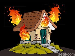 Wanita Lansia di Bandung Tewas Terjebak Rumah Panggung yang Terbakar