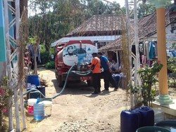 BPBD Probolinggo Dropping Air Bersih untuk 142 Warga yang Kekeringan