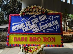 Kisah Ronald, Pria yang Viral karena Kirim Karangan Bunga untuk Tagih Utang