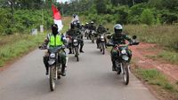 Prajurit TNI Gelar Touring Kemerdekaan di Merauke