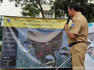 DKI Targetkan 31 Trotoar Terintegrasi ke Transportasi Umum di Tahun 2020 DKI Targetkan 31 Trotoar Terintegrasi ke Transportasi Umum di Tahun 2020