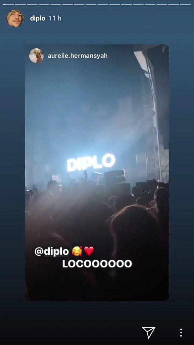 Diplo unggah video Aurel Hermansyah di Instagram