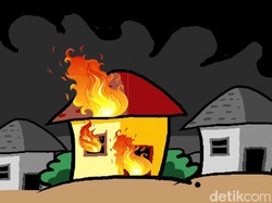 Rumah Terbakar di Jakarta Timur, 5 Mobil Damkar Dikerahkan