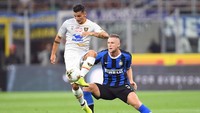 Pertandingan Inter Milan vs Lecce digelar di Giuseppe Meazza, Selasa (27/8/2019) dini hari WIB. Reuers/Daniele Mascolo.