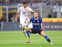 Pertandingan Inter Milan vs Lecce digelar di Giuseppe Meazza, Selasa (27/8/2019) dini hari WIB. Reuers/Daniele Mascolo.