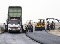 Lagi Masa Pandemi, Konstruksi Tol Trans Sumatera Jalan Terus