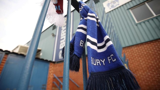 Bury Dicoret dari Liga Sepakbola Inggris, Bolton Menunggu Nasib