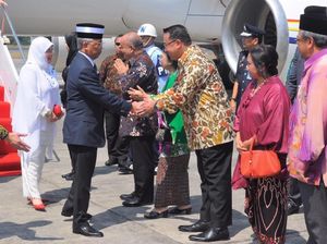 Di Yogyakarta, Raja Malaysia Disambut Mendes PDTT