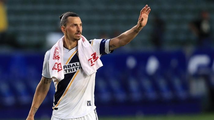 Zlatan Ibrahimovic makin oke bermain di LA Galaxy. (Foto: Sean M. Haffey/Getty Images)