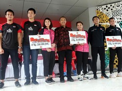 Hendra/Ahsan Diguyur Bonus Ratusan Juta oleh Kemenpora