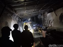 Gudang Bimbingan Kerja Lapas Nyomplong Sukabumi Terbakar