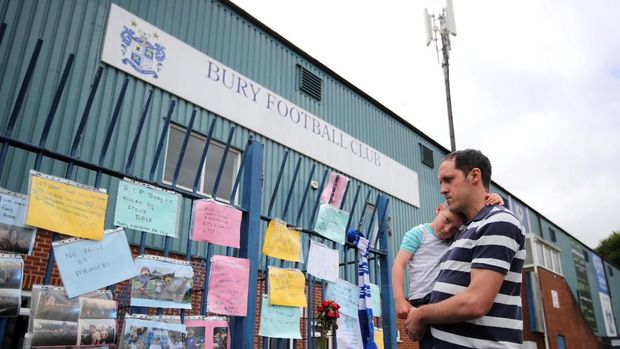 Bury Dicoret dari Liga Sepakbola Inggris, Bolton Menunggu Nasib