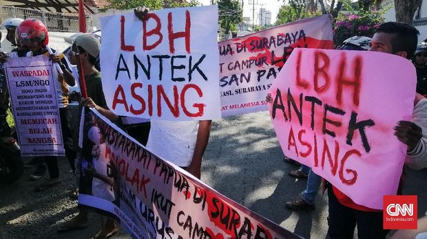 Dituduh Perkeruh Papua, Kantor LBH Surabaya Digeruduk Massa