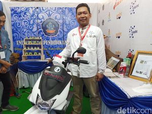 Unik, Kampus di Bali Bikin Motor Listrik Berbodi Serat Alam