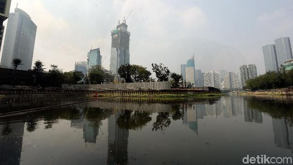 Bersihnya Waduk Melati Tanah Abang