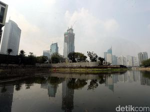 Bersihnya Waduk Melati Tanah Abang