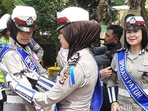 Solidaritas Bagi Ipda Erwin, Polantas Cimahi Sematkan Pita Hitam