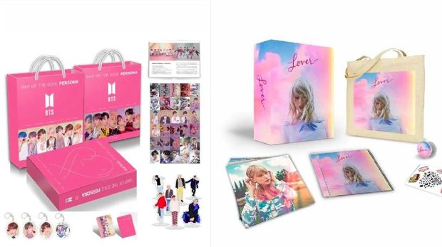 Album BTS dan Taylor Swift