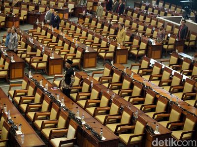 263 Anggota Dewan Bolos di Paripurna HUT DPR RI