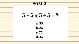 Soal Matematika Ini Nggak Rumit, Bisakah Kamu Memecahkannya?