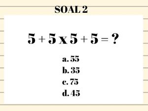 Soal Matematika Ini Nggak Rumit, Bisakah Kamu Memecahkannya?