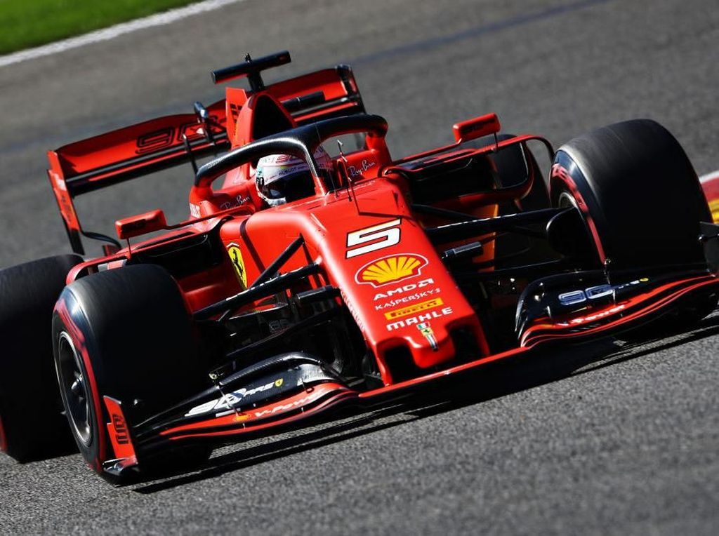 Sebastian Vettel Tercepat di FP3 GP Italia