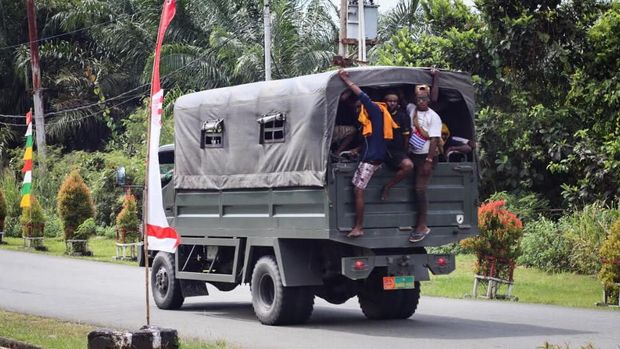 TNI-Polri Evakuasi 1.000 Peserta Aksi Jayapura yang Ketakutan