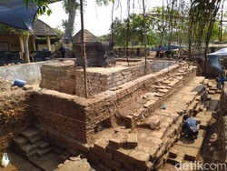 Ini Penampakan Situs Tribhuwana Tunggadewi Setelah Diekskavasi
