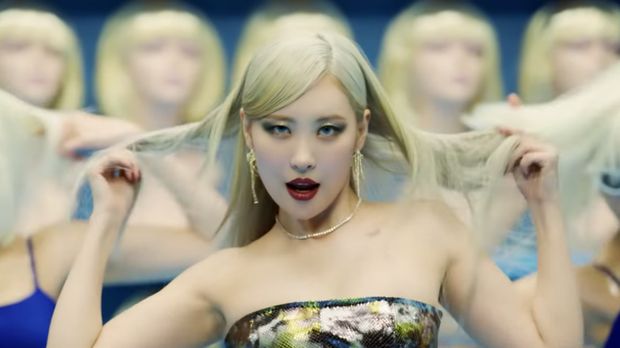 Berani Beda, Ragam Gaya Make Up Sunmi Pada Video 