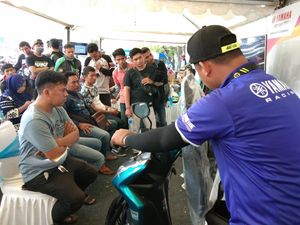 Uji Irit Yamaha Mio S, Seliter BBM Bisa di Atas 40 Km saat Macet