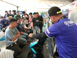 Uji Irit Yamaha Mio S, Seliter BBM Bisa di Atas 40 Km saat Macet