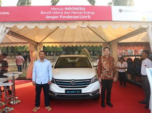 DFSK Glory E3 Mejeng di Pameran Kendaraan Bermotor Listrik Monas