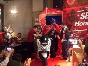 Motor-motor Honda Berkelir PSM Makassar
